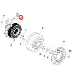Stator zapalování Piaggio