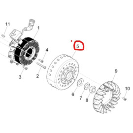 Rotor zapalování Piaggio