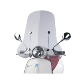 Štít proti větru - Vespa Primavera  - čirý - vysoký Štít proti větru - Vespa Primavera  - čirý - vysoký