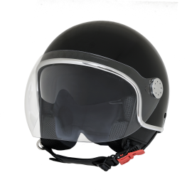 Helma Jet Piaggio černá L Helma Jet Piaggio černá L