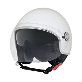 Helma Jet Piaggio bílá L Helma Jet Piaggio bílá L