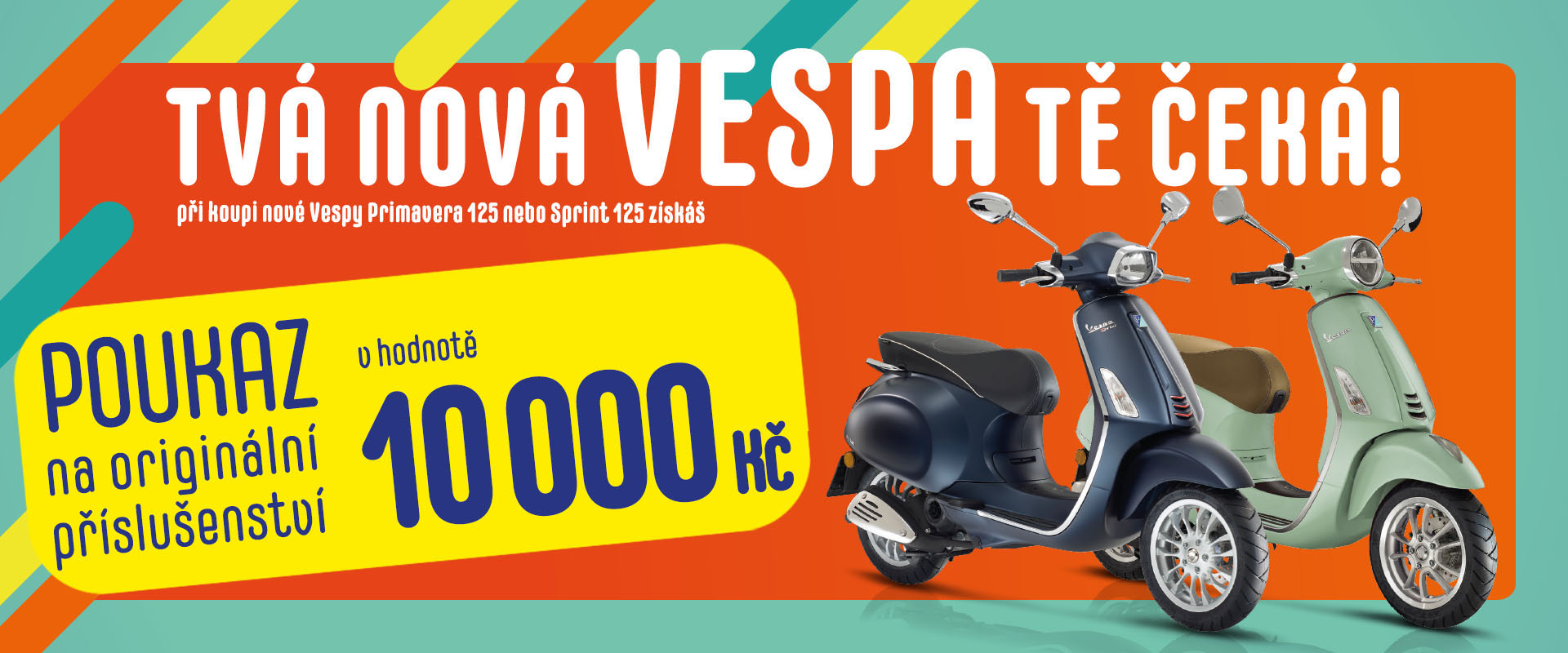 Doprodej motocyklů Vespa a Piaggio