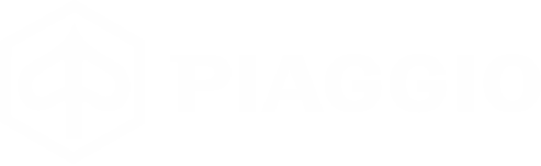 logo Piaggio bílé