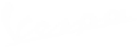 logo Vespa bílé